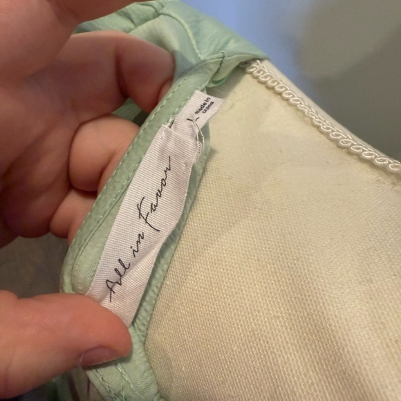 All in Favor Green Flutter Sleeve Sundress - Picture 3 of 3